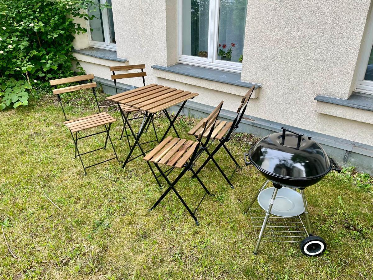 Wohlfuehl-Oase Mitten In Der Stadt - Garten, Grill, Netflix Und Drucker Lipsia Esterno foto